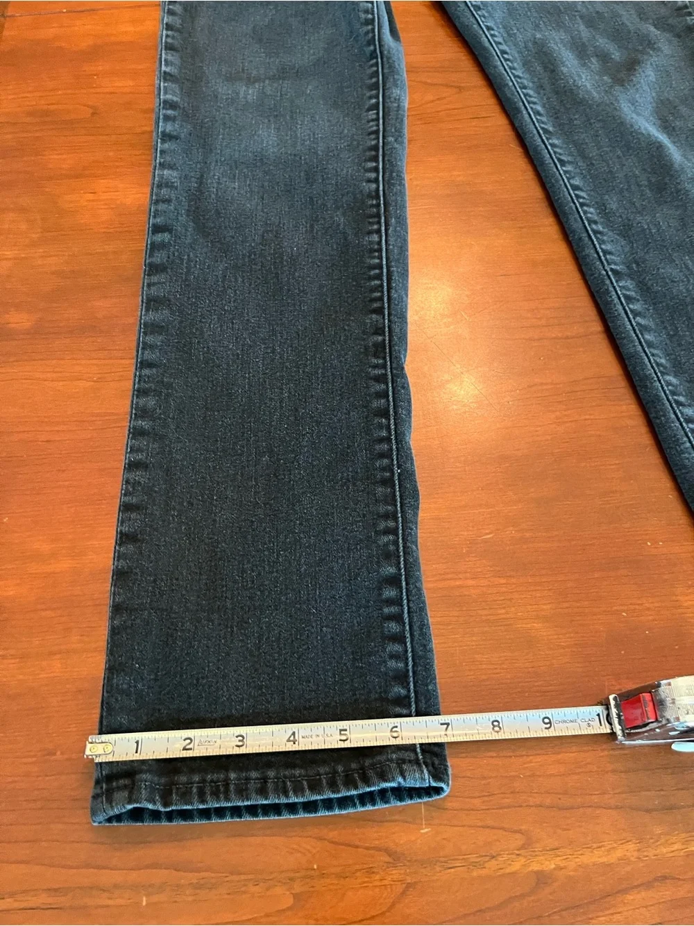 Levi's 511 Slim Fit Black Jean Waterless Men's Denim W33 L34